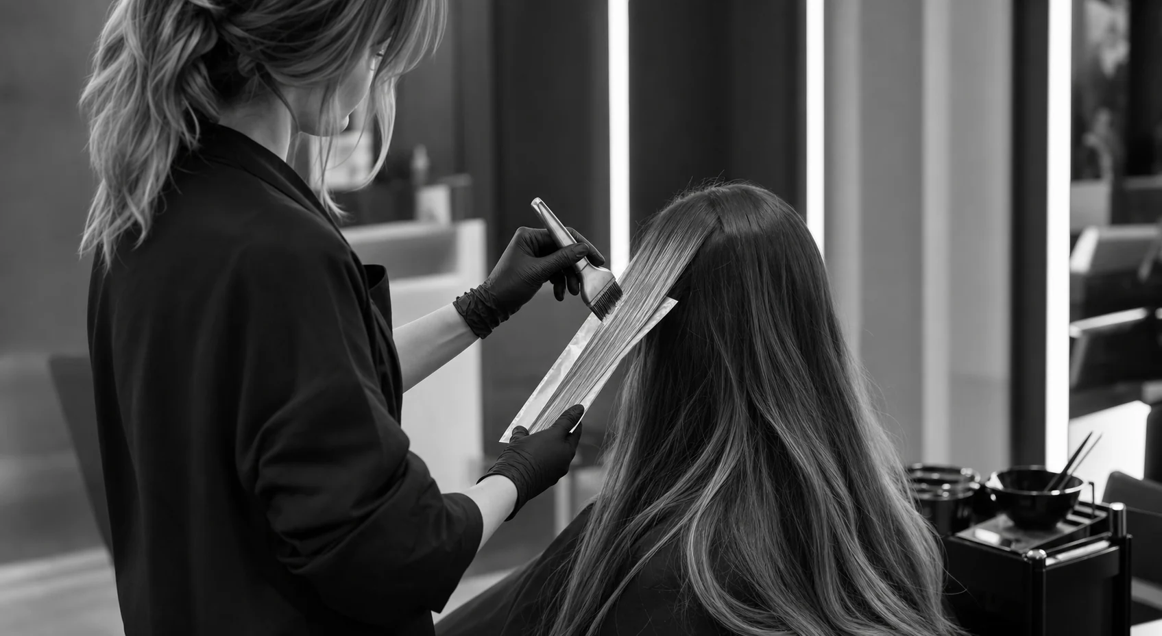 Professionelle Coloration und Highlights