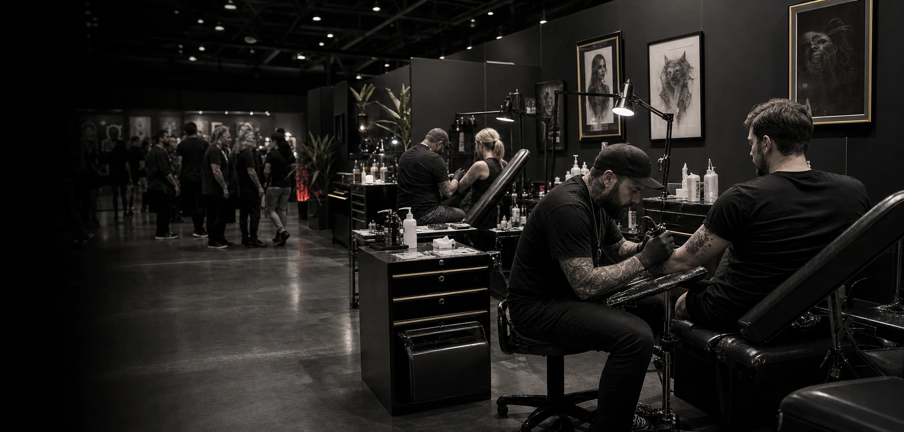 NOIR INK auf einer Tattoo Convention